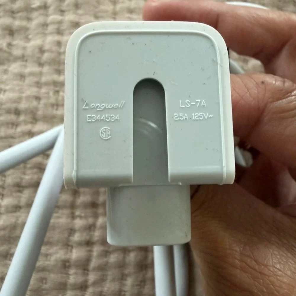 Apple A1 2.5A 125V MacBook MagSafe 6FT Extension Power Adapter Cord OEM Set-10